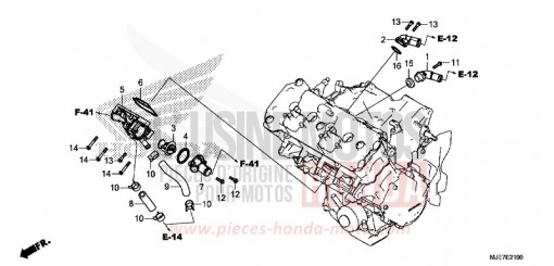 THERMOSTAT CBR650FAJ de 2018